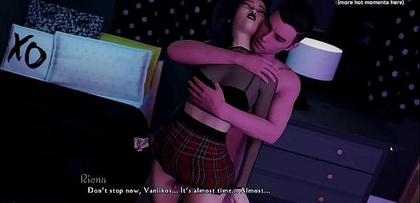  Being a DIK[v0.7] | Horny college teens roommates with wonderful big asses and hot bodies share a big cock for a good threesome | My sexiest gameplay moments | Part 34